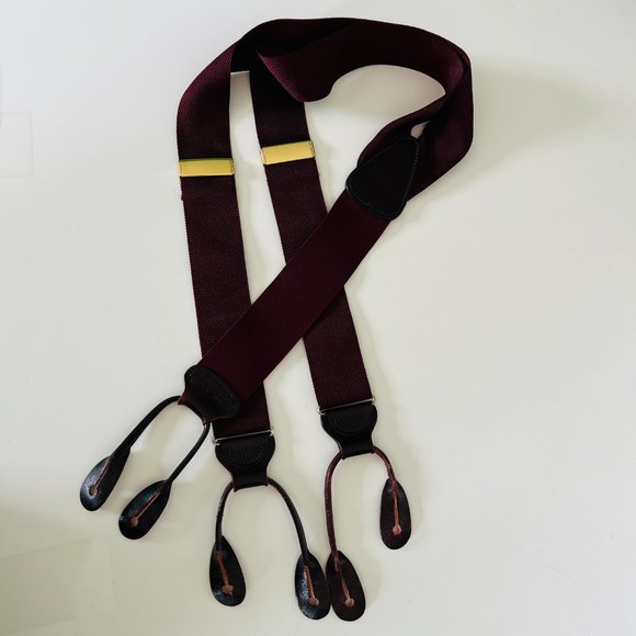 Trafalgar Accessories Trafalgar Mens Button Suspenders Euc Poshmark